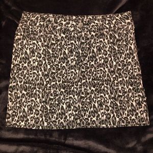 Leopard Mini Skirt